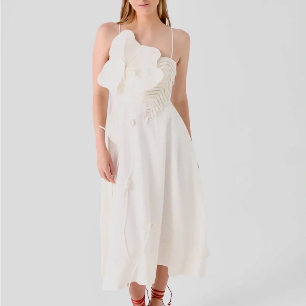 FARM Rio Red Midi Dress - Picture 7 of 7